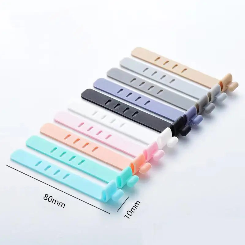 20-Pack Silicone Cable Management Straps | Cord Organizer Cable Management Straps QXL