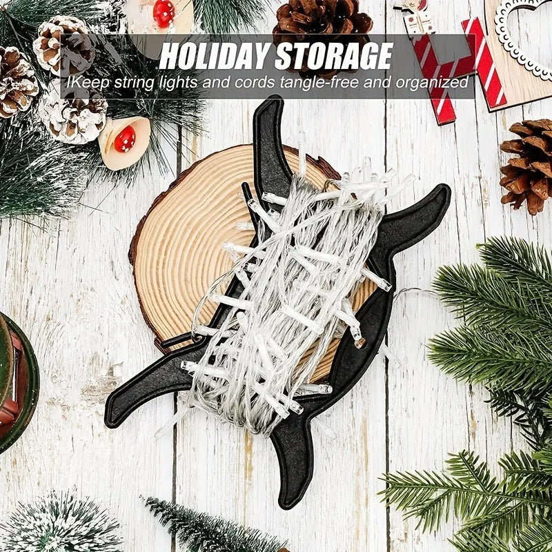 String Light Storage Holder & Cord Coiling Organizer Clip Cord Storage Organizer QXL
