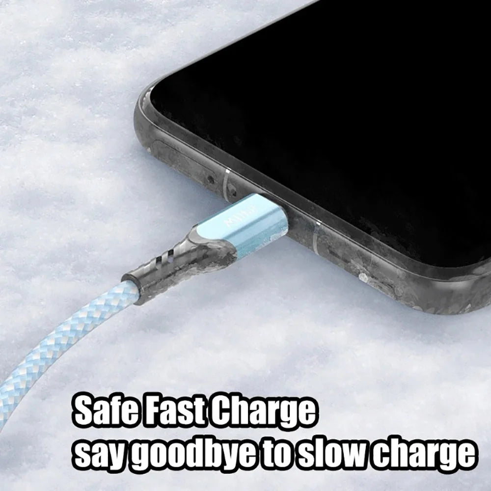 240W USB-C to USB-C Fast Charging Braided Cable 5A USB-C Charging Cable QXL