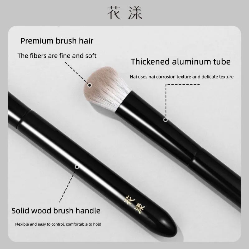 Slanted Blush & Contour Brush | Ultra Soft Synthetic Bristles Contour Makeup Brush QXL