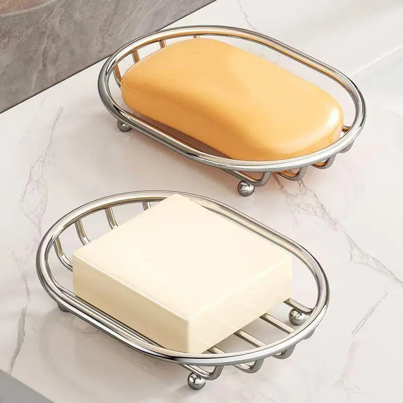 Stainless Steel Soap Dish Rack | Rustproof Drain Holder Soap Dish Rack QXL
