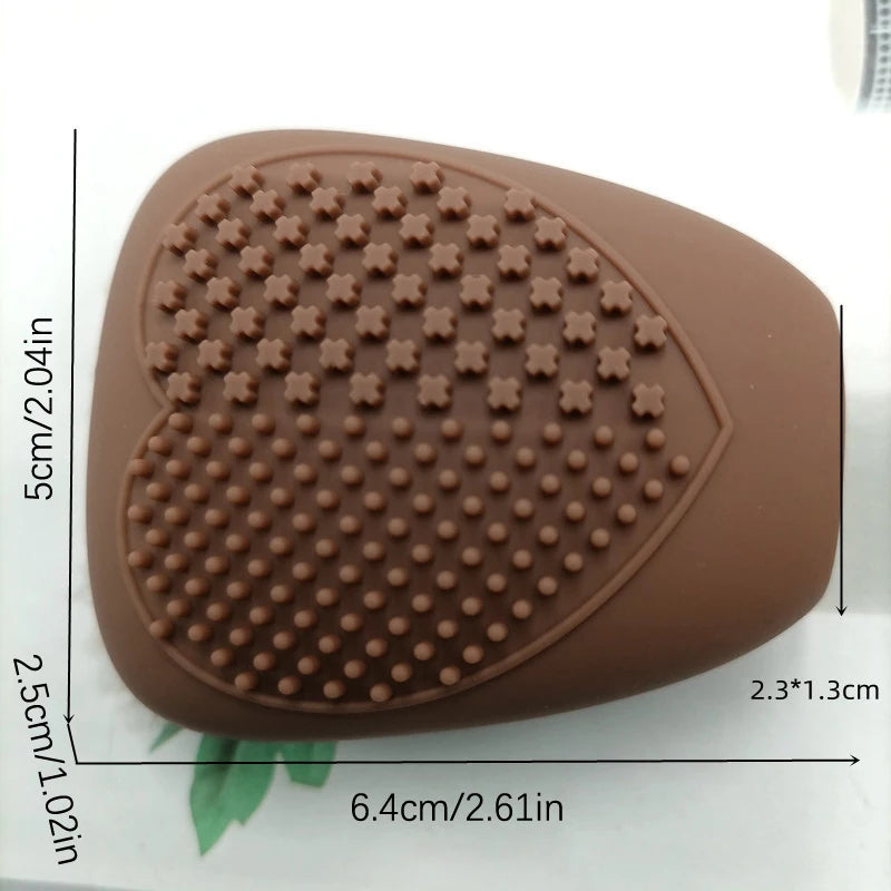 Silicone Makeup Brush Cleaning Mat & Scrubber Pad Brush Cleaning Mat QXL