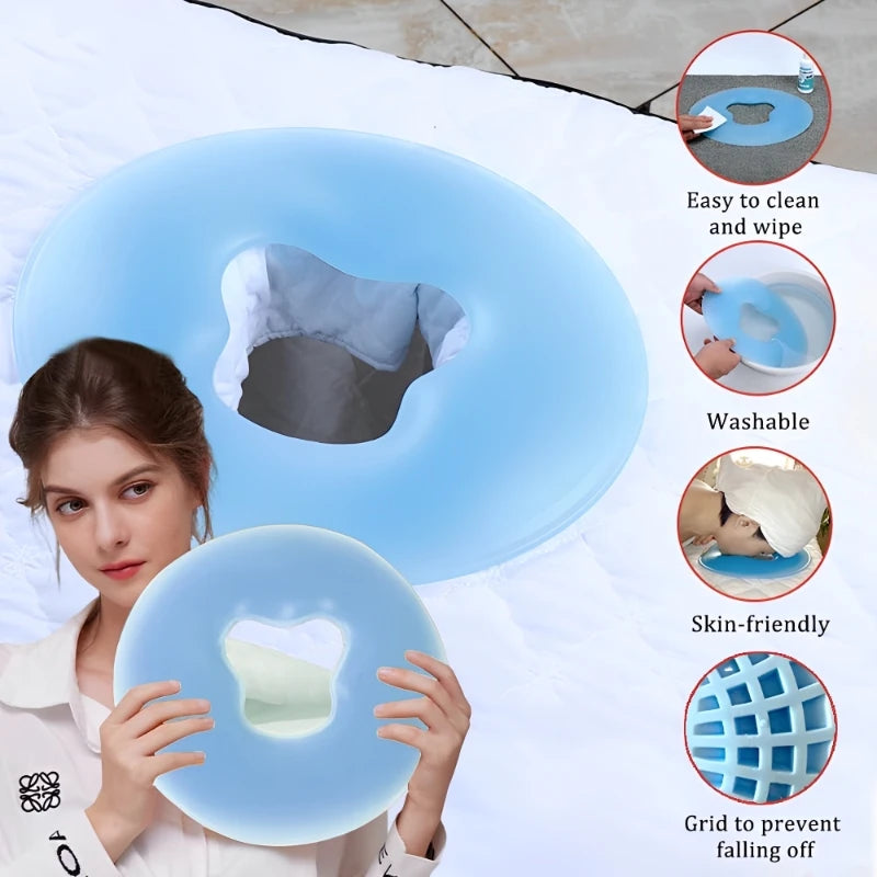 Silicone SPA Beauty Headrest Pillow | Non-Slip Salon Cushion Salon Headrest Pillow QXL