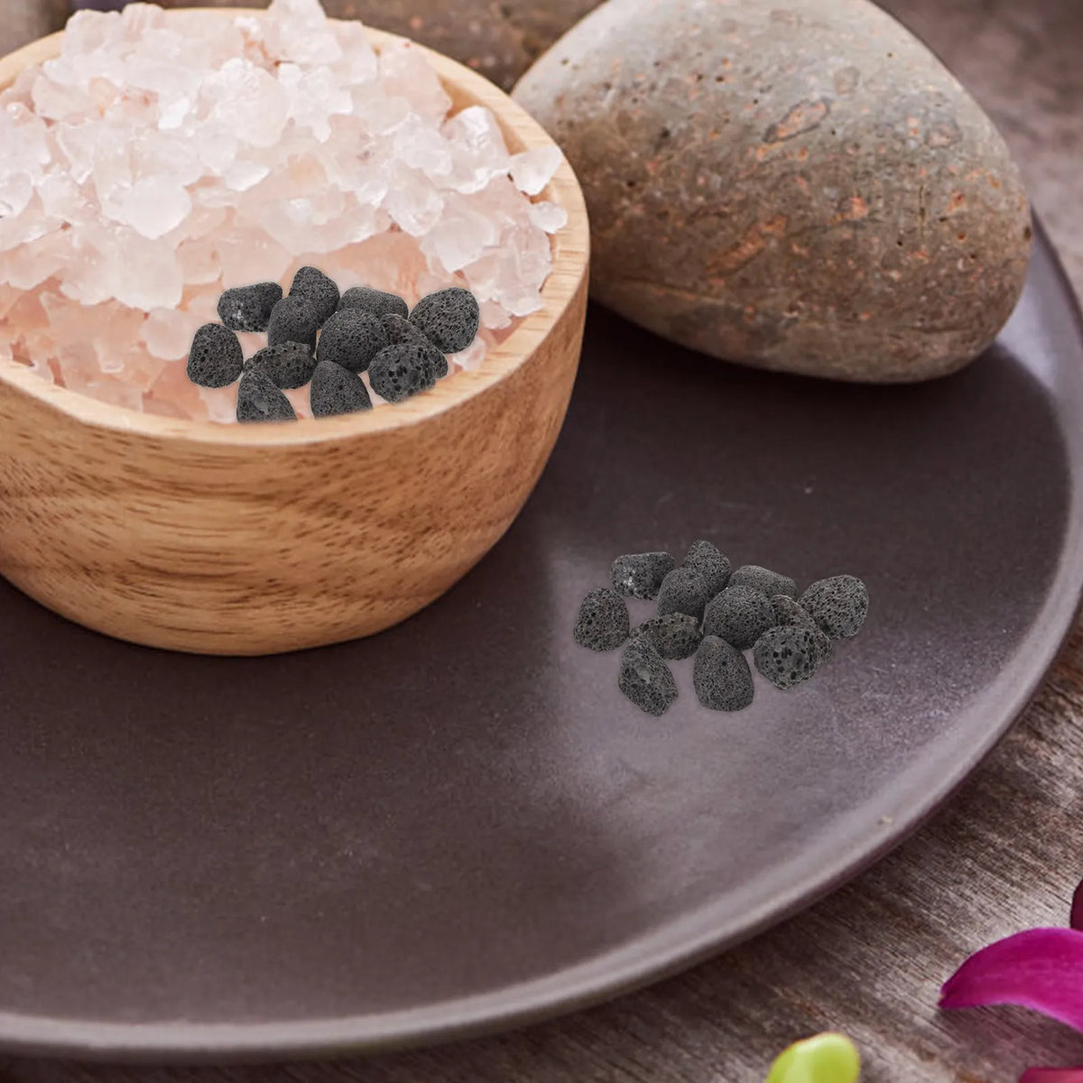 500g Volcanic Rock Essential Oil Diffuser Stones | Aromatherapy Aromatherapy Diffuser Stones QXL