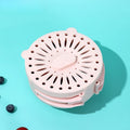 Foldable Fruit Washing Bowl with Drain Lid | PP5 Basket Fruit Washing Bowl QXL Pink