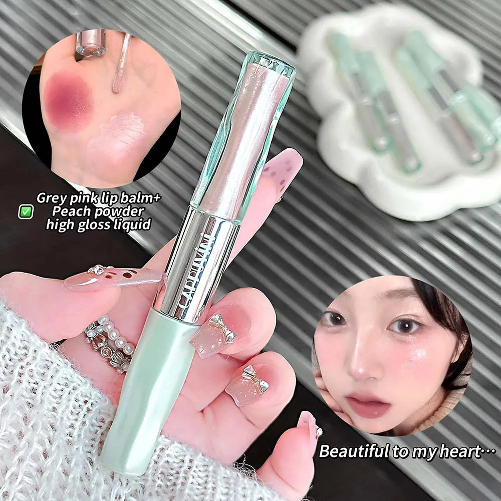 Dual-Ended Blush & Contour Stick | Soft Matte Highlighter Pen Blush Contour Stick QXL