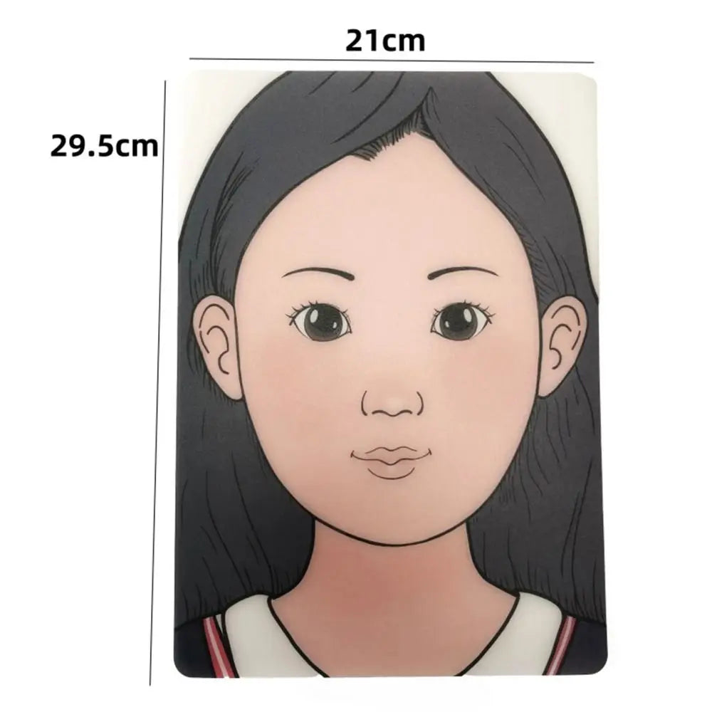 Reusable Makeup Practice Board | A4 Face Painting Template Makeup Practice Board QXL