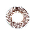 Pearl Stretch Flexible Hair Hoop Comb Headband | Korean Style Hair Hoop Headband QXL Round Diamond Coffee