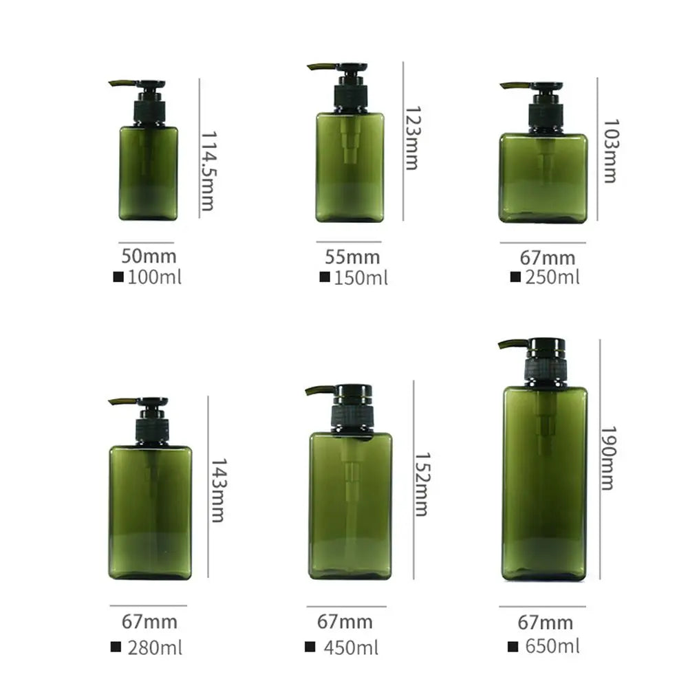 Clear PETG Pump Soap Dispenser Bottle 100–650ml | Refillable Pump Dispenser Bottle QXL