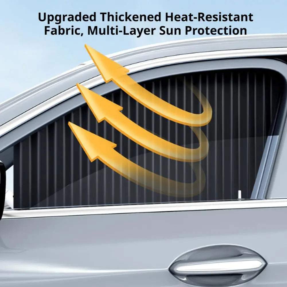 Car Side Window Sun Shade Blinds Set | UV Block & Heat Guard Car Window Sun Shade QXL
