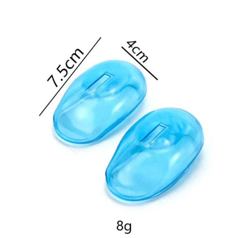 2-Pack Silicone Ear Covers for Hair Dyeing & Shower | Waterproof Hair Dye Ear Protector QXL