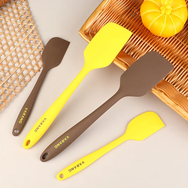 Silicone Cake Spatula & Butter Scraper | Food-Grade Baking Tool Silicone Baking Spatula QXL