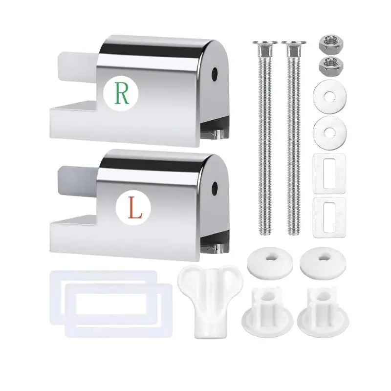 Universal Soft Close Toilet Seat Hinges | Adjustable ABS Toilet Seat Hinges QXL Default Title