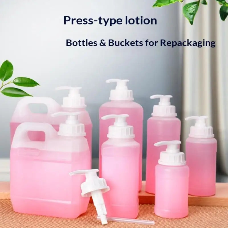 HDPE Pump Dispenser Bottle 250mL–2L | Refillable Lotion Pump Pump Dispenser Bottle QXL