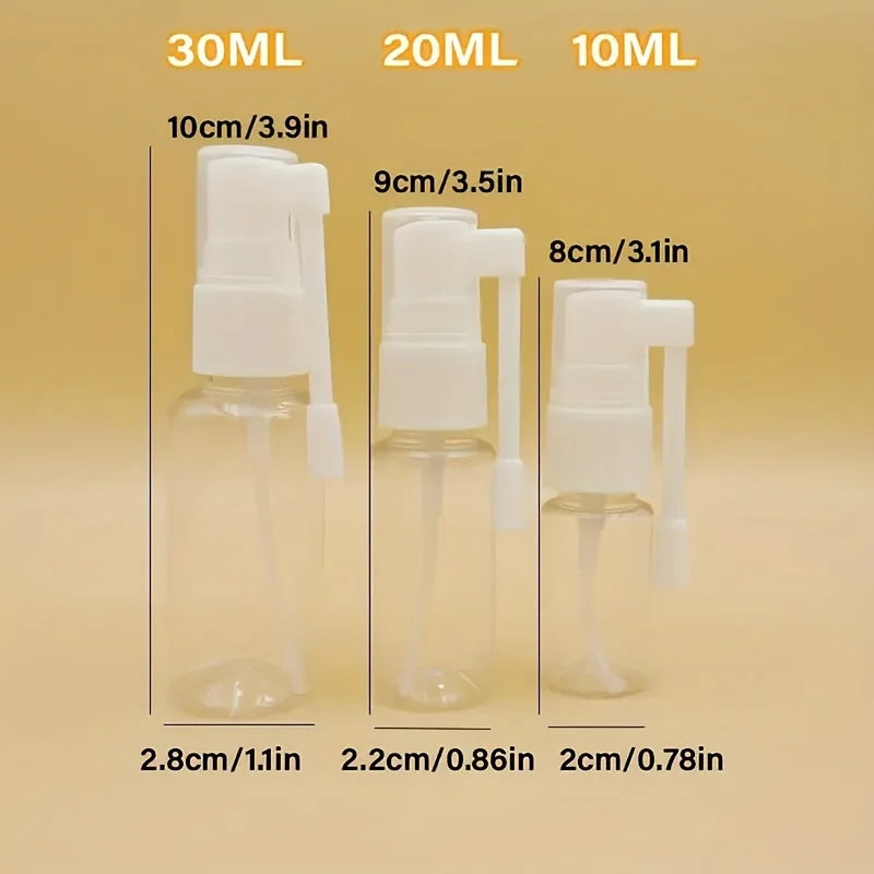 2-Pack Refillable Nasal Spray Bottles – Rotatable Nozzle Atomizer Refillable Spray Bottle QXL