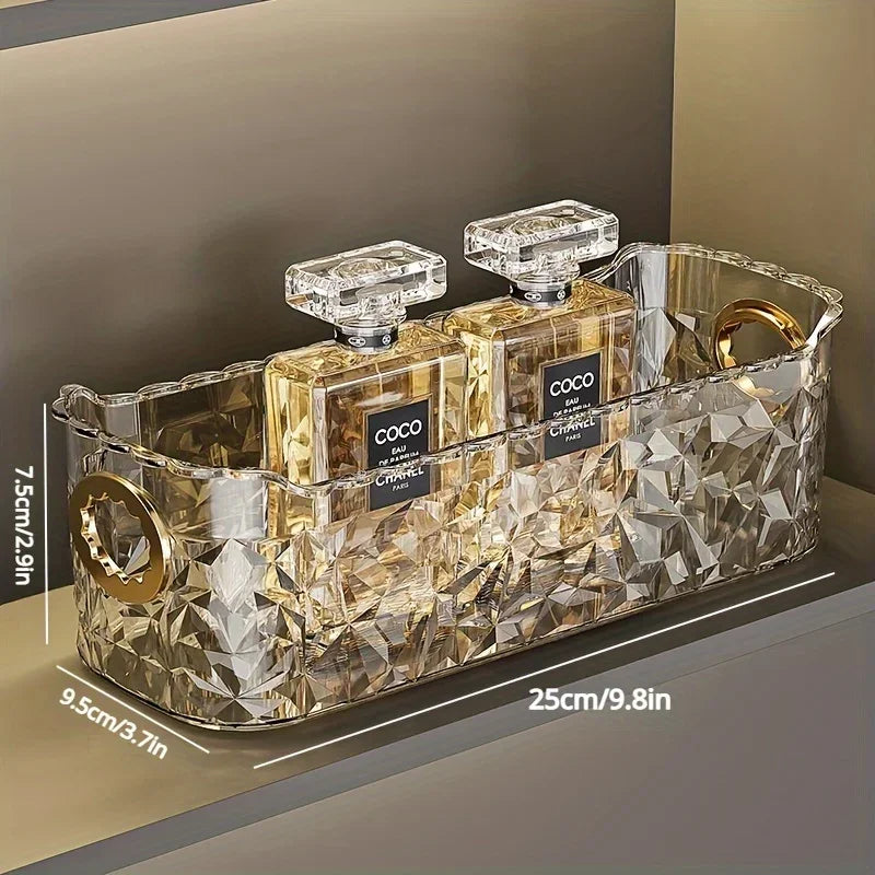 Cosmetic Storage Box | Freestanding Vanity Display Organizer Cosmetic Organizer QXL