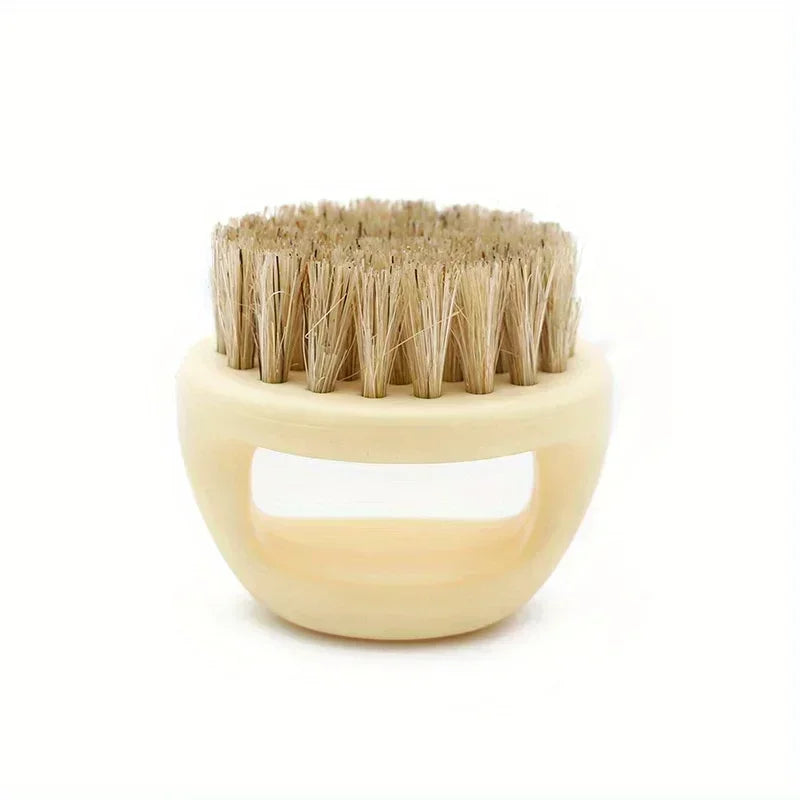 Men's Beard & Neck Sweep Bristle Brush | Grooming Tool Beard Grooming Brush QXL