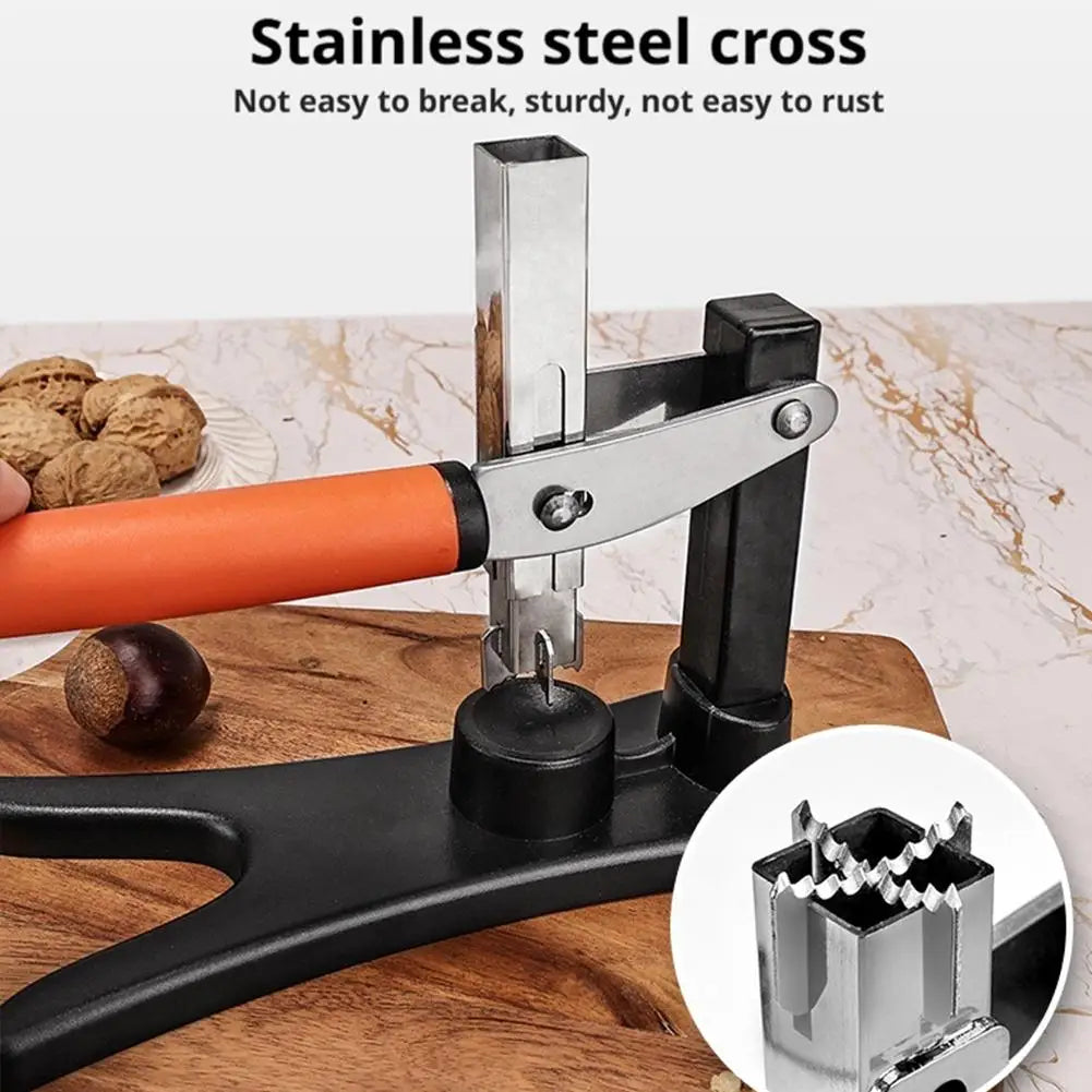Chestnut Cutter & Nutcracker | Non-Slip Handle Nut Sheller Nut Cracker Tool QXL