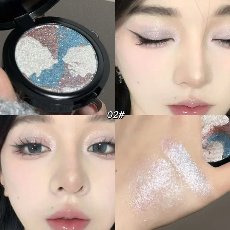 Art Value Glitter Shimmer Eyeshadow Palette | Pearlescent Shimmer Eyeshadow Palette QXL 02