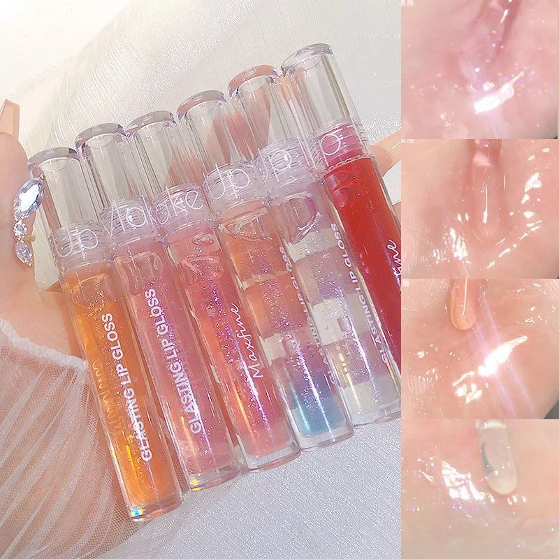 MAXFINE Water Glow Lip Gloss | Hydrating & Plumping Shine Lip Gloss QXL
