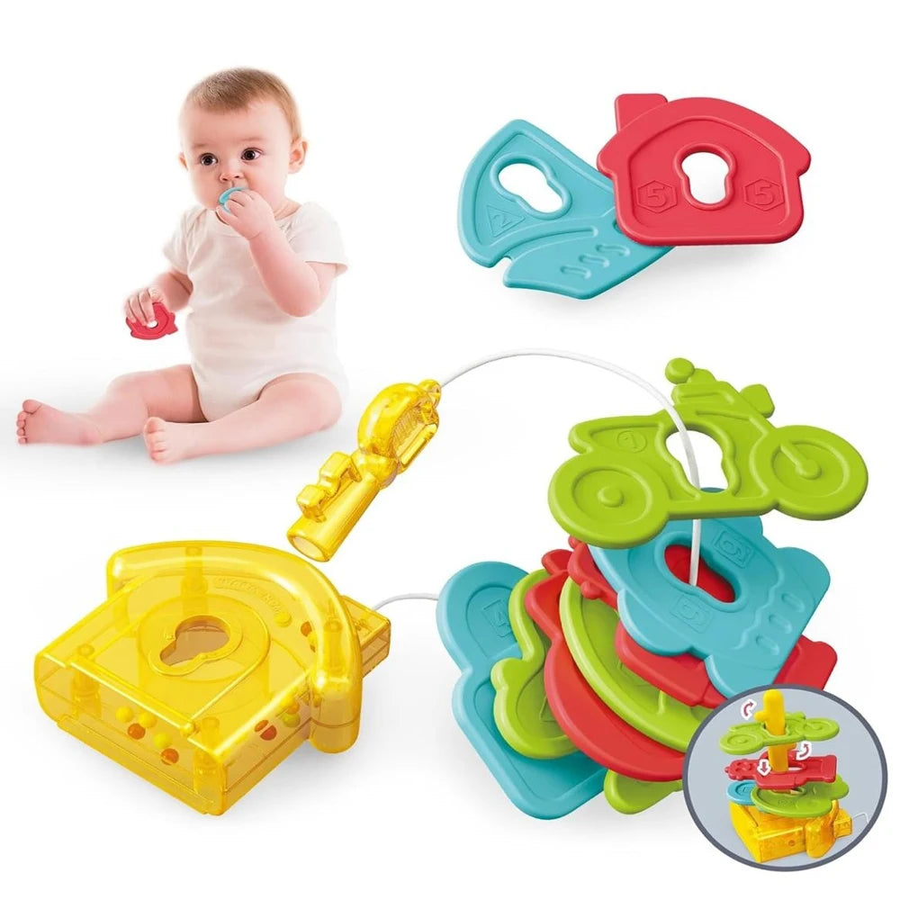 Caterpillar Fruit Stacking Toy | Threading & Sorting for Ages 3–6 Educational Stacking Toy QXL