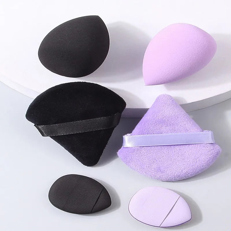 6-Piece Mini Travel Makeup Sponge Set – Beauty Egg & Puff Makeup Sponge Set QXL