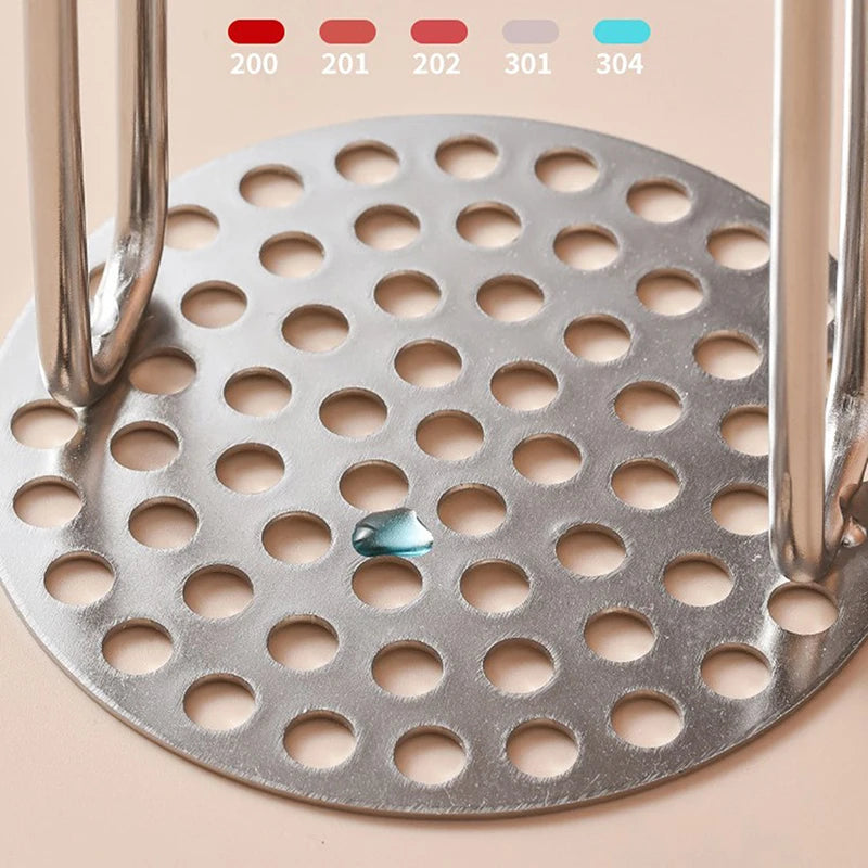 Stainless Steel Potato Masher & Vegetable Fruit Press Potato Masher QXL
