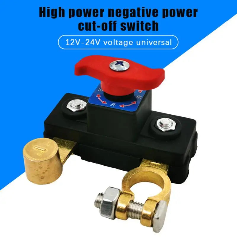 Car Battery Cut-Off Switch 12V/24V | Circuit Breaker Battery Disconnect Switch QXL