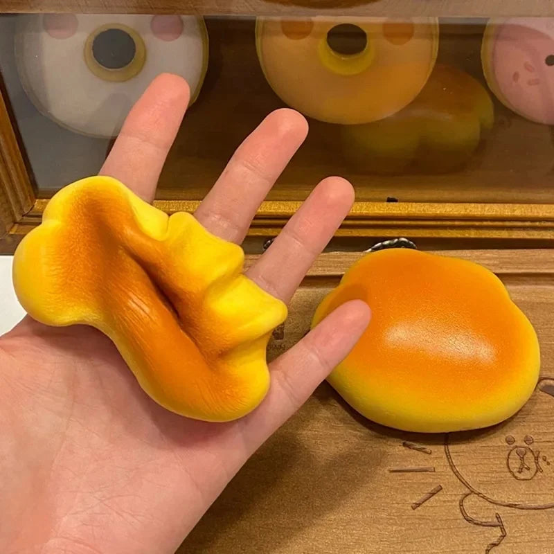Caramel Cloud Bread Squishy Slow Rising Fidget Squeeze Toy Squishy Fidget Toy QXL
