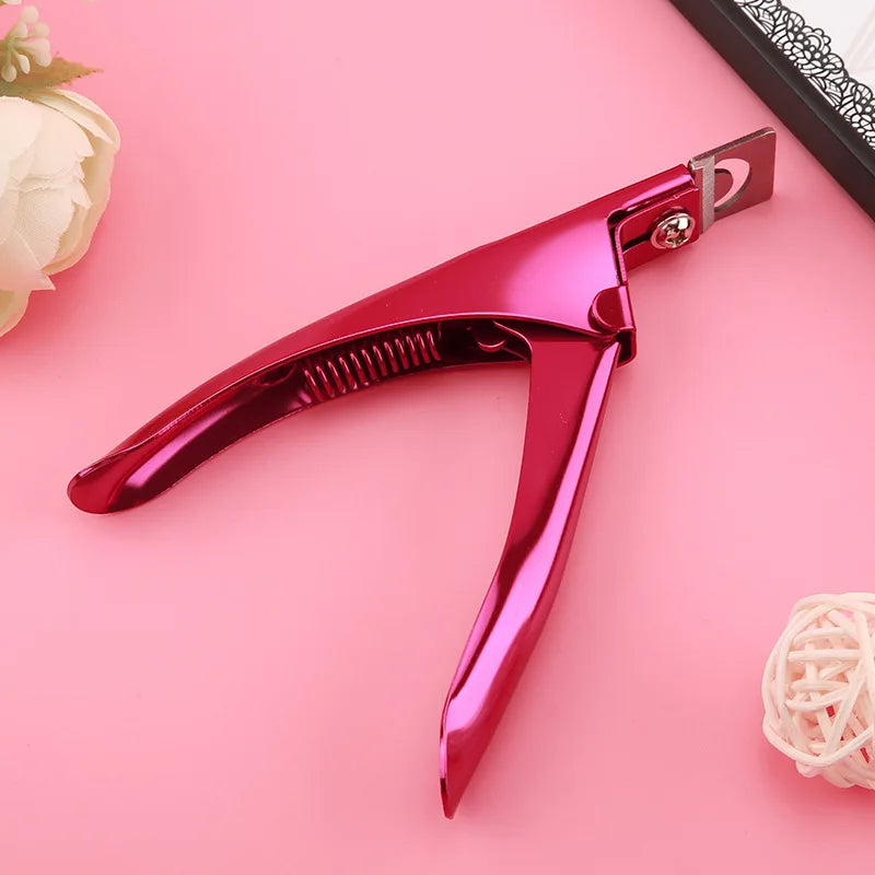 U-Type False Nail Clipper | Acrylic Tip Trimmer Stainless Steel False Nail Clipper QXL