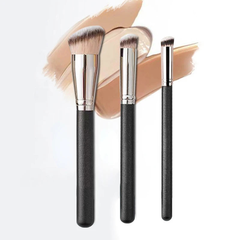 Angled Foundation & Concealer Brush – Synthetic Contour Tool Makeup Brush QXL