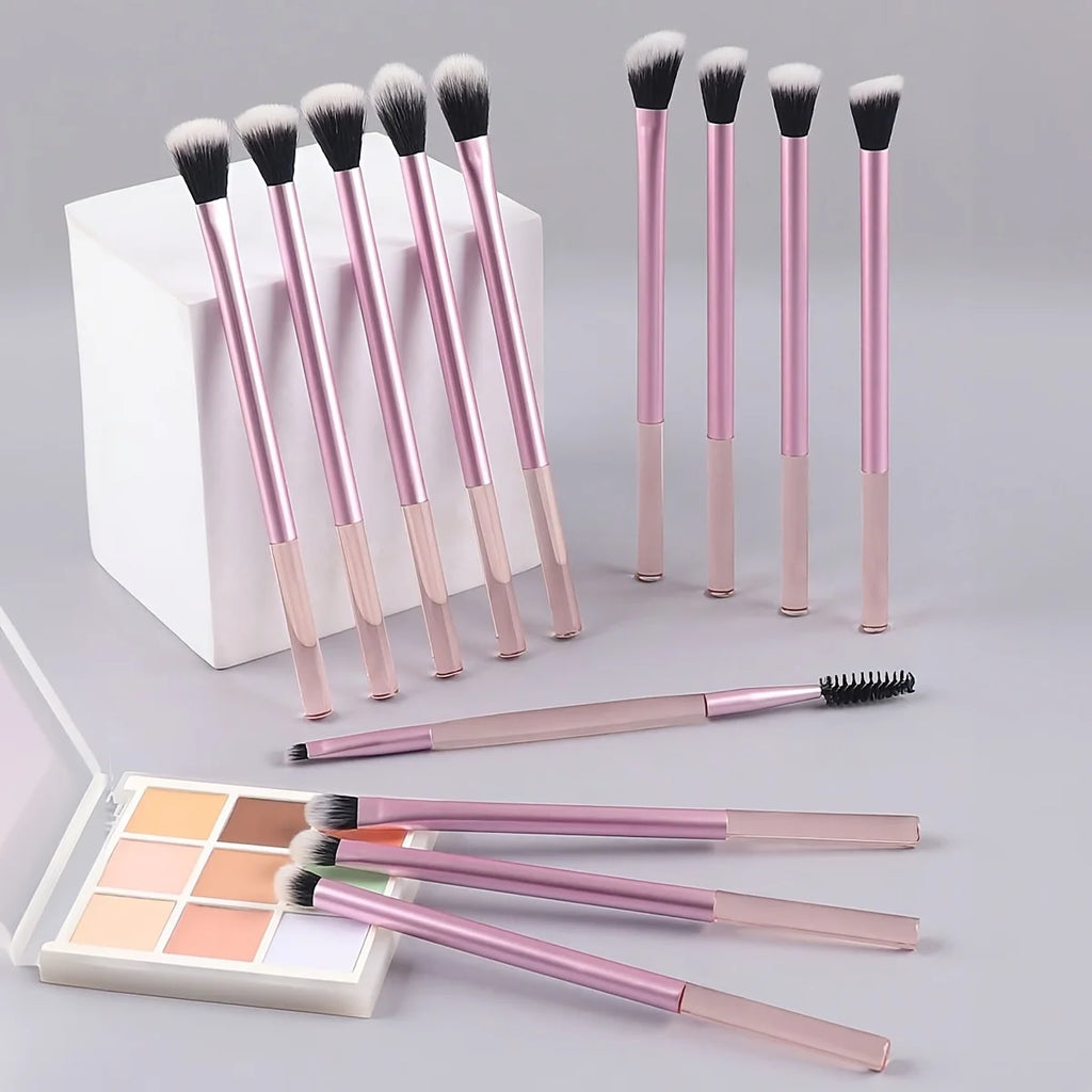 13-Pc Professional Makeup Brush Set | Face & Eye Brushes Makeup Brush Set QXL
