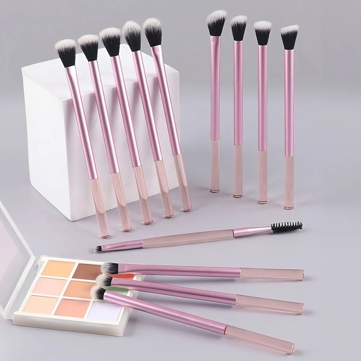13-Pc Professional Makeup Brush Set | Face & Eye Brushes Makeup Brush Set QXL
