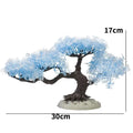 Artificial Cherry Blossom Tree Fish Tank Decoration Aquarium Decoration QXL A3