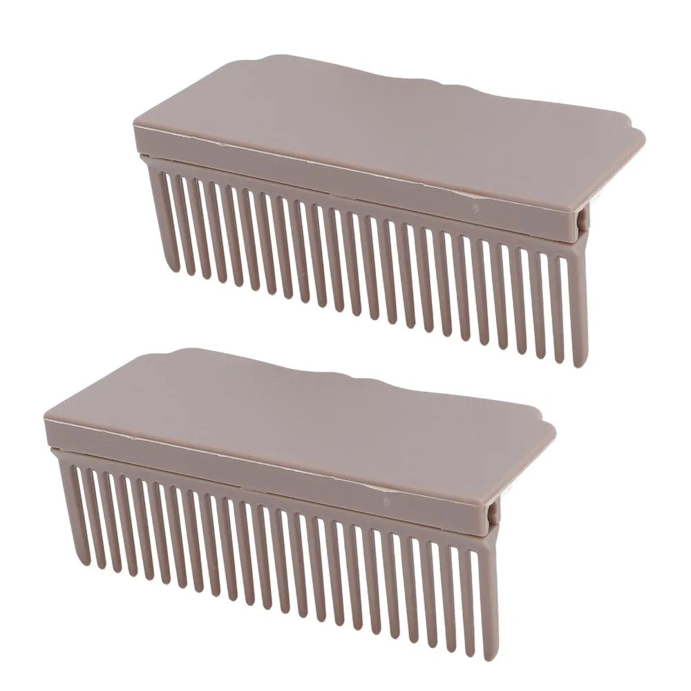 Nylon & Carbon Fiber Flat Iron Comb Attachment – 4-Pack Set Hair Styling Comb QXL