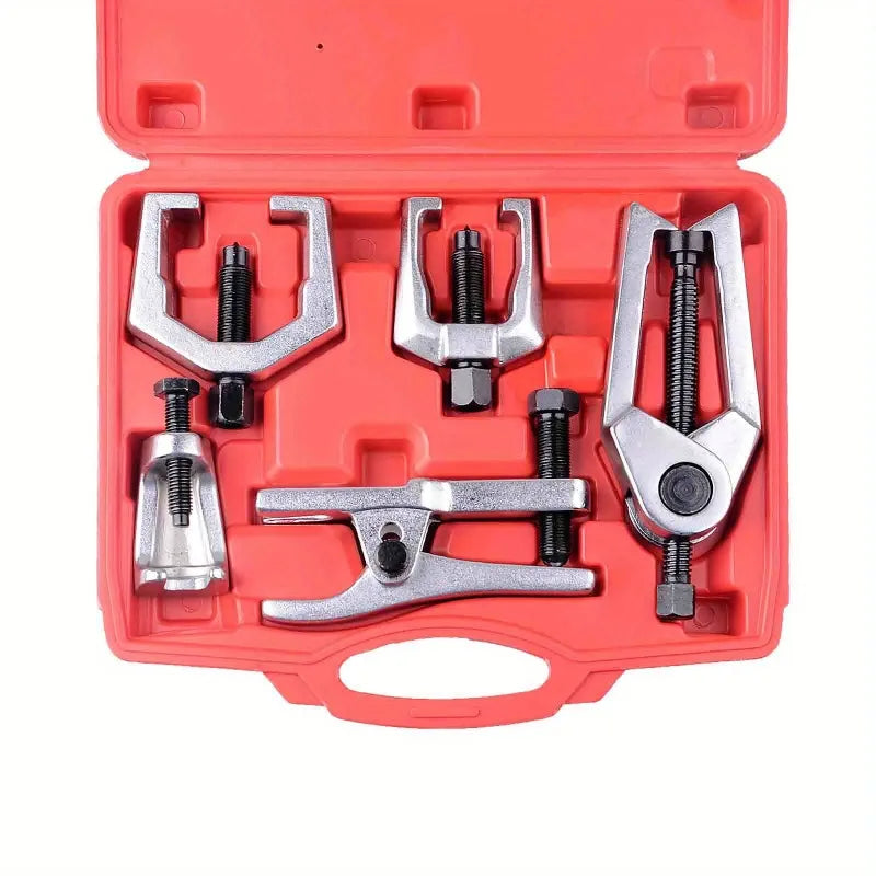 5-Pc Ball Joint Removal Tool Set | Tie Rod & Control Arm Kit Automotive Repair Tool Set QXL