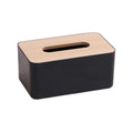 Rectangular Tissue Box Cover – Waterproof Elegant Holder Tissue Box Cover QXL Black
