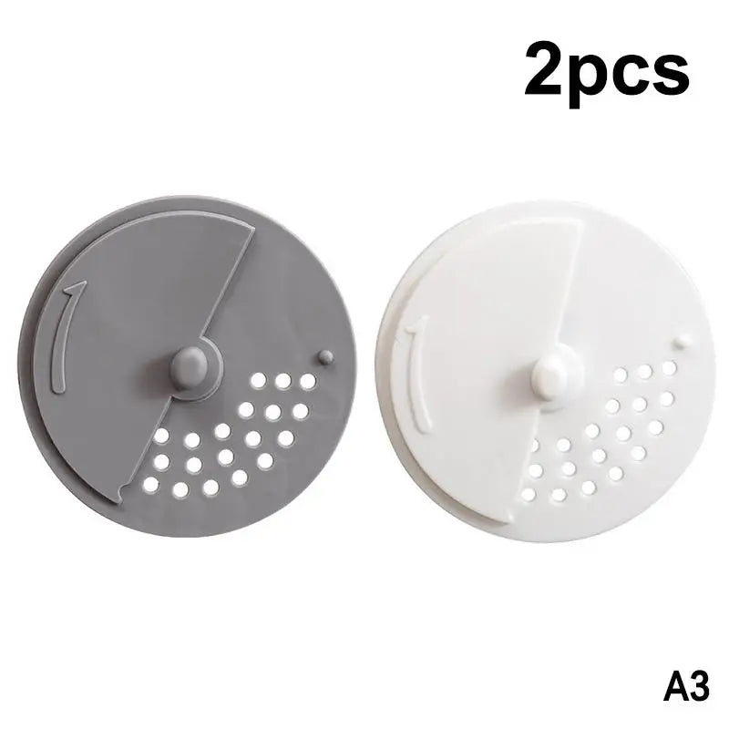 Rotatable Drain Cover Hair Filter | Anti-Odor Sink & Shower Drain Cover Filter QXL A3