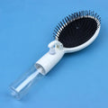 2-in-1 Spray Comb & Detangling Hair Brush | Mist Sprayer Spray Detangling Comb QXL White
