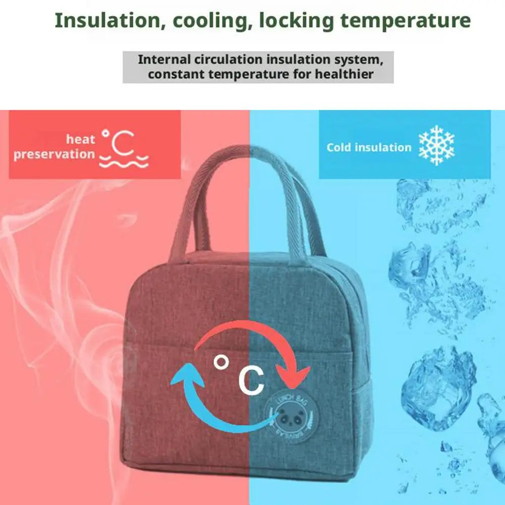 Insulated Lunch Bag Thermal Cooler Tote | Work, School & Camping Insulated Lunch Bag QXL