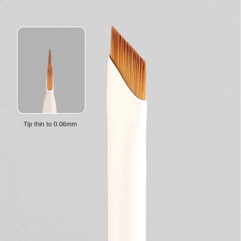 Ultra-Thin Blade Eyeliner & Eyebrow Brush | Precise Detail Eye Makeup Brush QXL