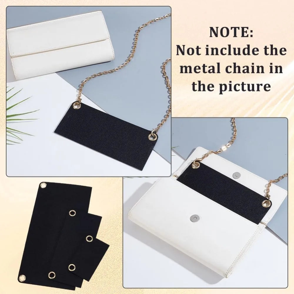 Purse Organizer Insert 6-Pack | Clutch Wallet Conversion Kit Bag Organizer Insert QXL