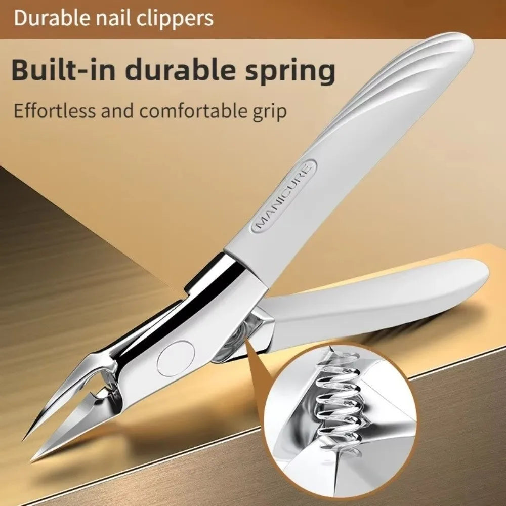 Large Jaw Toenail Clippers – Wide Stainless Steel Trimmer Toenail Clipper QXL