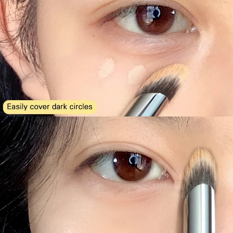 Finger-Tip Concealer & Nose Contour Brush | Soft Fiber Concealer Brush QXL