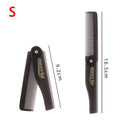 Men's Folding Pocket Comb | Portable Hair & Beard Styling Tool Folding Pocket Comb QXL S