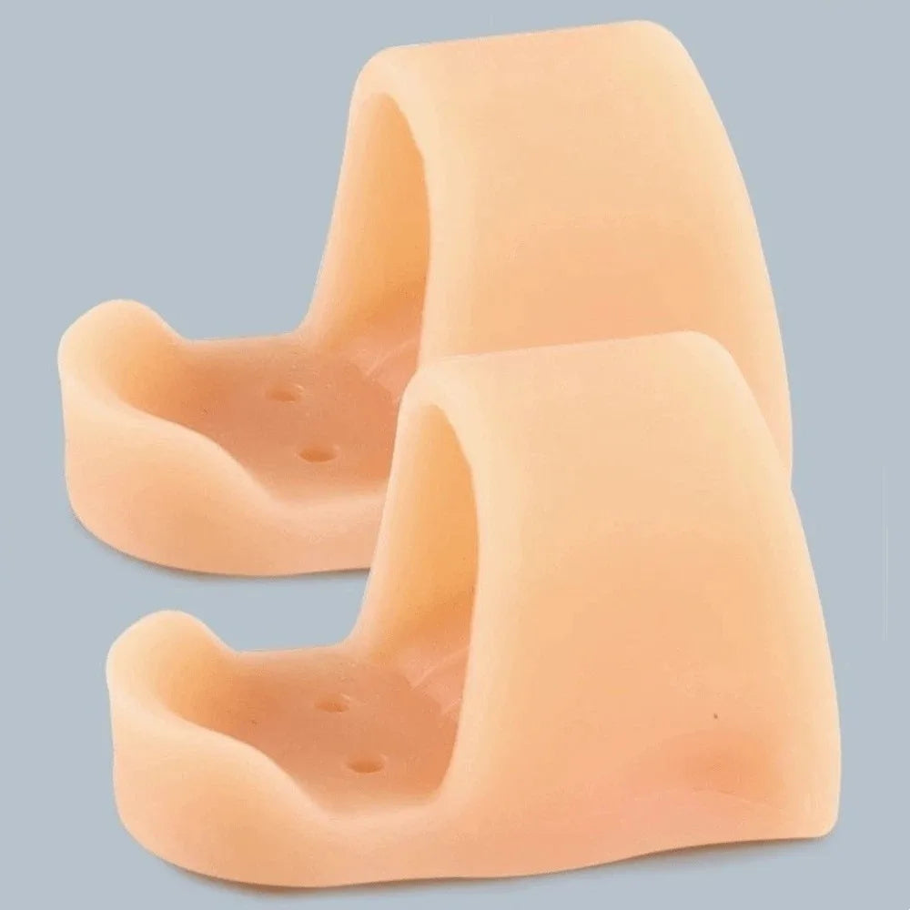 Silicone Gel Toe Separator & Straightener 2-Pack | SEBS Toe Separator QXL