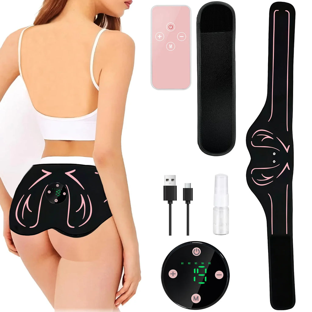 EMS Hip Massager & Glute Trainer | Rechargeable Muscle Toner EMS Muscle Toner QXL