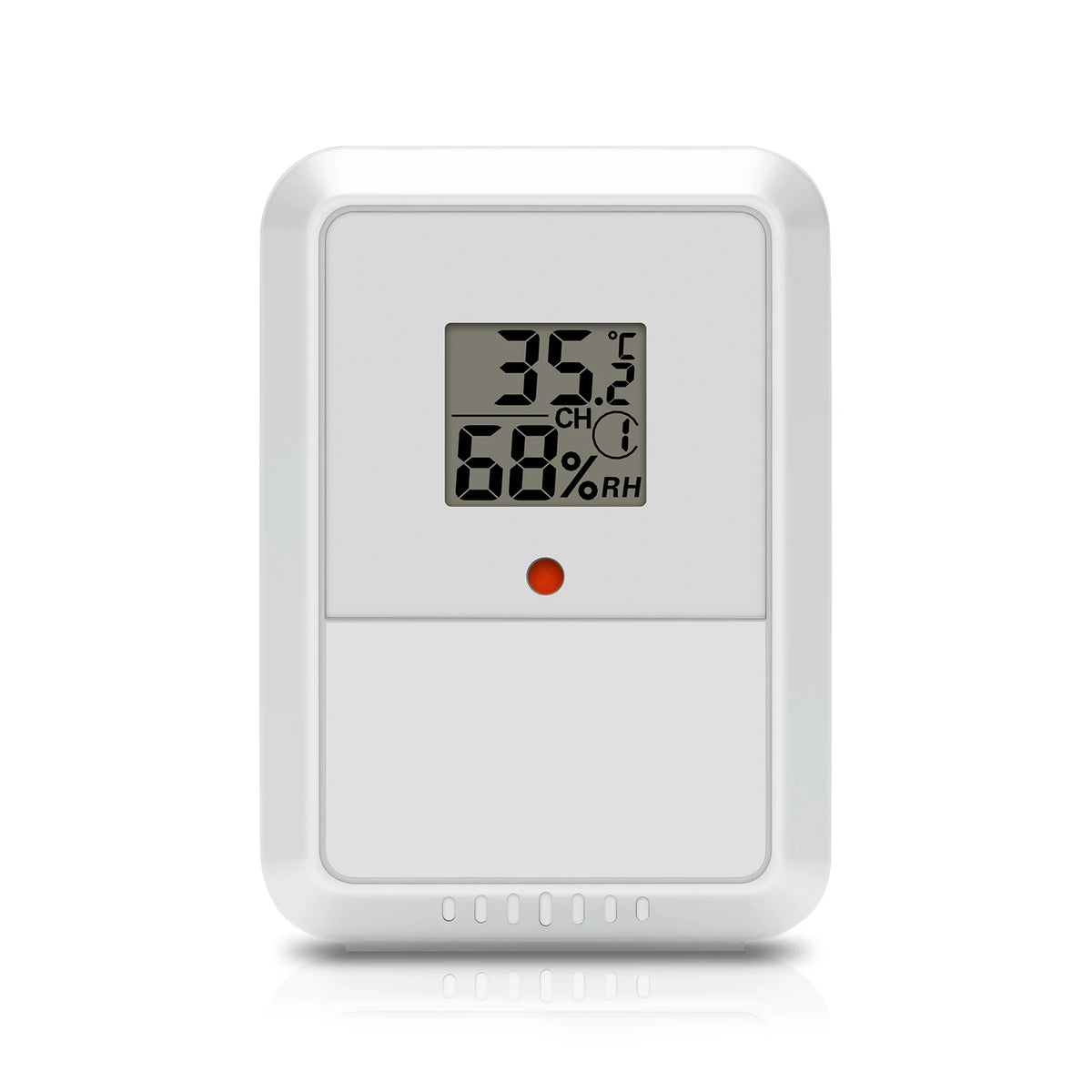 Wireless Thermometer Hygrometer 330ft | 8-Channel LCD Sensor Wireless Thermometer Hygrometer QXL