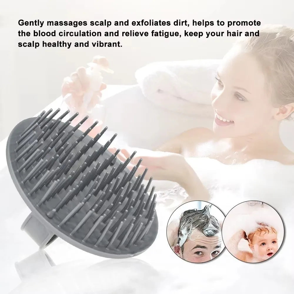 Scalp Massaging Shampoo Brush | Soft Bristle Hair Washing Comb Scalp Shampoo Brush QXL