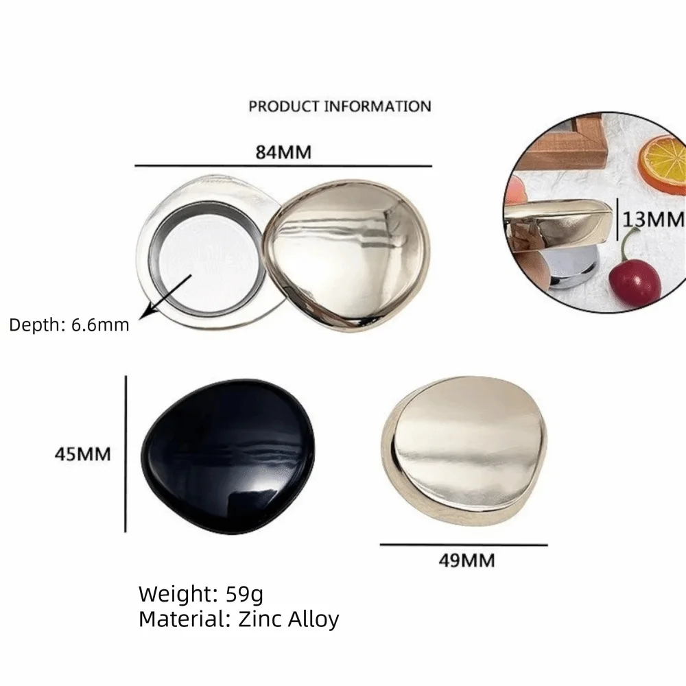 Zinc Alloy Solid Perfume Container | Refillable Travel Balm Box Solid Perfume Container QXL